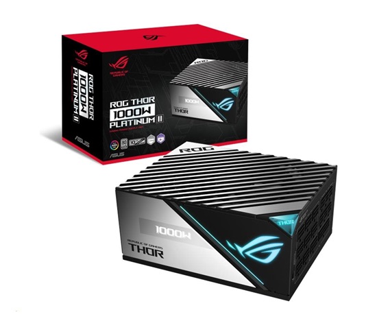 ASUS zdroj ROG-THOR-1000P2-GAMING 1000W, 80+ Platinum, ARGB