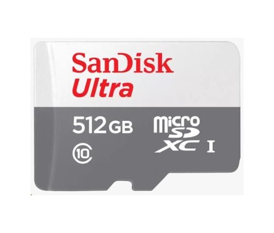 Sandisk MicroSDXC karta 512GB Ultra (100MB/s, Class 10 UHS-I, Android)