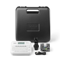 BROTHER tiskárna štítků PT-D410VP - 18mm, pásky TZe USB, stolní model, kufr, adaptér v ceně