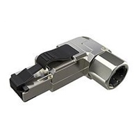 Solarix Konektor MPTL 90° RJ45 CAT6 STP samořezný SXRJ45-6-STP-BK-SA-U