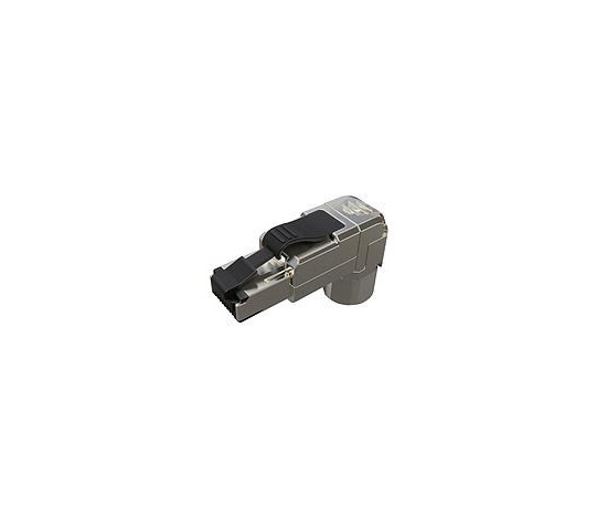 Solarix Konektor MPTL 90° RJ45 CAT5E STP samořezný SXRJ45-5E-STP-BK-SA-U