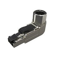 Solarix Konektor MPTL 90° RJ45 CAT5E STP samořezný SXRJ45-5E-STP-BK-SA-U