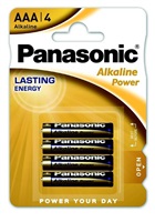 PANASONIC Alkalické baterie Alkaline Power LR03APB/4BP AAA 1,5V (Blistr 4ks)