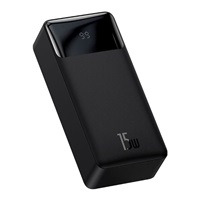 Baseus Bipow powerbanka s digitálním displejem  30000mAh 15W černá