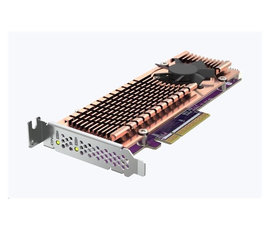 QNAP QM2-2P-384A rozšiřující karta 2xM.2 NVMe 2280/22110 PCIe Gen3x4 pro PC i NAS