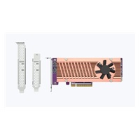 QNAP QM2-2P-384A rozšiřující karta 2xM.2 NVMe 2280/22110 PCIe Gen3x4 pro PC i NAS