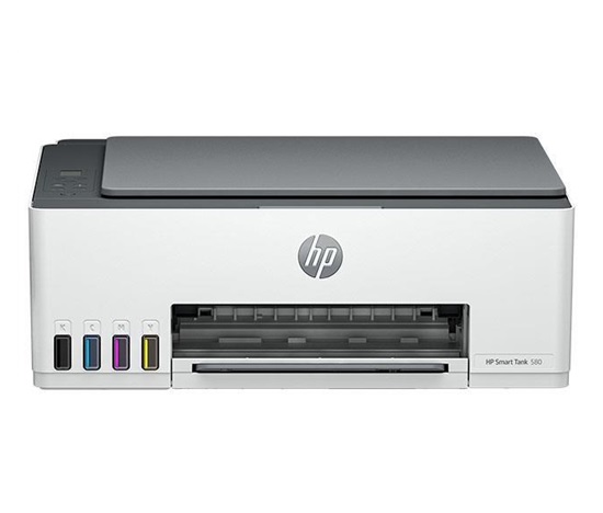 HP All-in-One Ink Smart Tank Wireless 580 (A4, 22/16 ppm, USB, Wi-Fi, BT, Print, Scan, Copy)