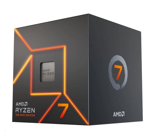 CPU AMD RYZEN 7 7700, 8-core, 3.8GHz, 40MB cache, 65W, socket AM5, BOX