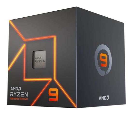 CPU AMD RYZEN 9 7900, 12-core, 3.7GHz, 76MB cache, 65W, socket AM5, BOX