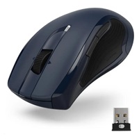 Bezdrôtová laserová myš Hama MW-900, 7 tlačidiel, automatické DPI, tmavo modrá