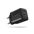 AXAGON ACU-PQ30, Sil nabíjačka do siete 30W, 2x port (USB-A + USB-C), PD3.0/PPS/QC4+/SFC/AFC/Apple, čierna