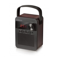 CARNEO F90 FM rádio, bluetooth reproduktor, black/wood