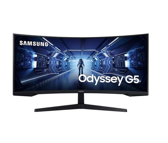 SAMSUNG MT LED LCD herný monitor 34" Odyssey 34G55TWWRXEN-Flexible,VA,3440x1440,1ms,165Hz,HDMI,DisplayPort