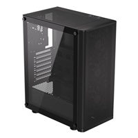 BAZAR - Endorfy skříň Ventum 200 Air/ 4x120mm PWM fan / 2xUSB / tvrzené sklo / černá - Poškozený obal