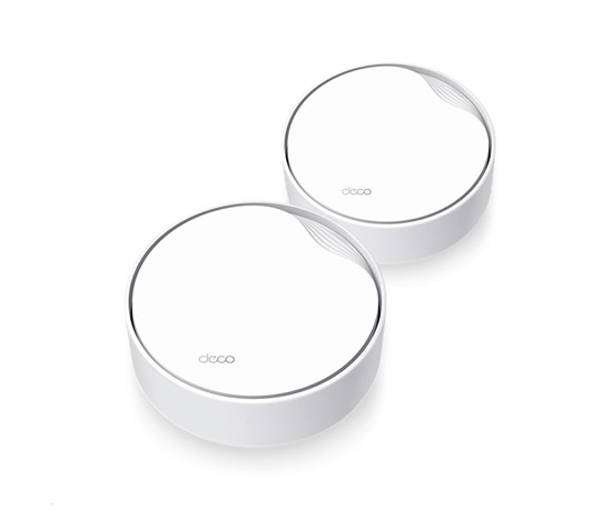 TP-Link Deco X50-PoE (2-pack) WiFi6 Mesh (AX3000,2,4GHz/5GHz,1x2,5GbELAN/WAN,1xGbELAN/WAN,1xPoE)