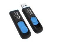 ADATA Flash disk 128GB UV128, USB 3.1 Dash Drive (R:90/W:40 MB/s) čierna/modrá
