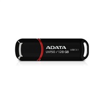 ADATA Flash disk 128GB UV150, USB 3.1 disk Dash Drive (R:90/W:20 MB/s) čierny