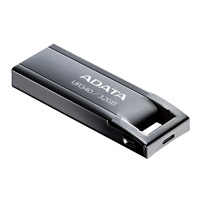 ADATA Flash Disk 32GB UR340, USB 3.2 Dash Drive, kov lesklá černá