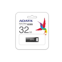 ADATA Flash Disk 32GB UR340, USB 3.2 Dash Drive, kov lesklá černá