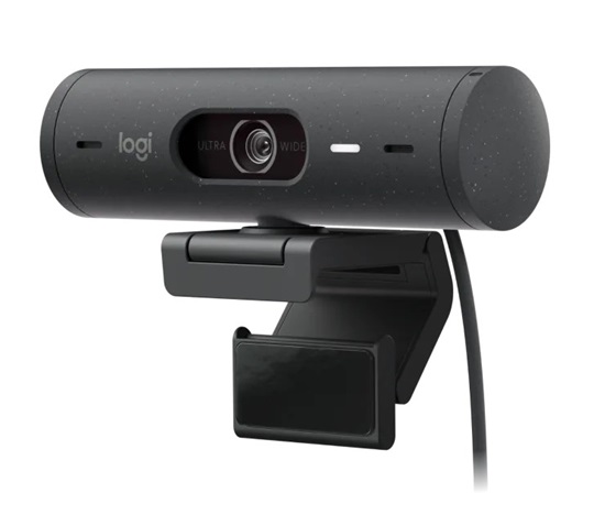 Logitech Webcam BRIO 500, Graphite