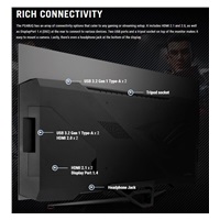 ASUS LCD 47.5" PG48UQ 3840x2160 ROG Swift OLED GAMING 4K, OLED, 450cs, 138Hz, 0.1ms, repro 10W, HDMI DP USB vesa 30x30