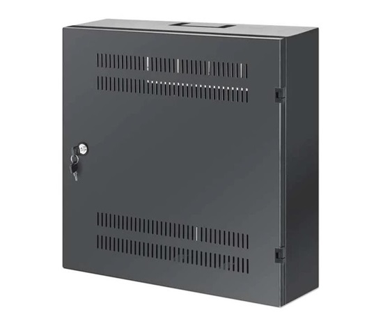 Intellinet Low-Profile 19" Cabinet, 4U Horizontal and 2U Vertical Rails, nástěnný rozvaděč, černý