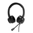 PORT stereo headset s mikrofonem, USB-A/USB-C, černá