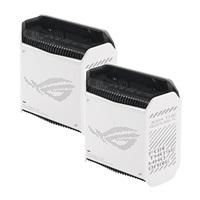ASUS GT6 2-pack white Wireless AX10000 ROG Rapture Wifi 6 Tri-band Gaming Mesh System
