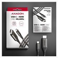 AXAGON RVC-HI2MC, USB-C -> HDMI 2.0a redukcia / kábel 1.8m, 4K/60Hz HDR10