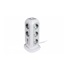 VERBATIM EU Power Tower EUPT-01 Nabíjecí stanice ,11x 230V, 2x USB-C, 2x USB-A