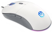 ENDORFY Herní myš GEM Plus Onyx White, USB, ARGB, bílá