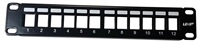 10" modulárny tienený patch panel LEXI-Net 12port, čierny