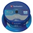 VERBATIM BD-R SL Datalife (25-pack)Blu-Ray/Spindle/6x/25GB WHITE BLUE SURFACE