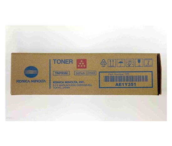 Minolta Toner TNP-93M, purpurový do bizhub C3100i (4k)