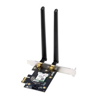 ASUS PCE-AXE5400 Wireless AXE5400 PCIe Wi-Fi 6E Adapter Card, Bluetooth 5.2
