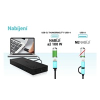 i-tec USB 3.0 / USB-C / Thunderbolt, 3x 4K Docking Station Gen 2 + PD 100W