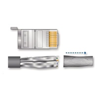 UBNT TOUGHCable Carrier [Level 2, SFTP kábel, drôt, vonkajší, CAT5e, 24AWG, 305m]
