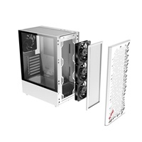ADATA XPG case VALOR AIR Mid-Tower, bez zdroje, 4x 120mm Fan, Bílá