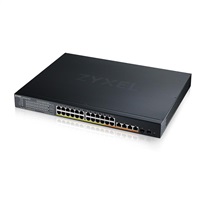 Zyxel XMG1930-30HP, 24-port 2.5GbE Smart Managed Layer 2 PoE 700W 22xPoE+/8xPoE++ Switch with 4 10GbE and 2 SFP+ Uplink