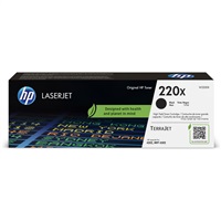 HP 220X Black Original LaserJet Toner Cartridge (7,500 pages)
