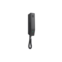 Grandstream GHP611, hotelový VoIP telefon, 2 linky, 2 SIP účty, PoE, 1x RJ45, HD Audio, 3 cestná konference, Černý