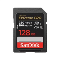 SanDisk SDXC karta 128GB Extreme PRO (280 MB/s Class 10, UHS-II V60)