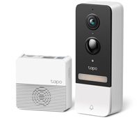 TP-Link Tapo D230S1 Chytrý video zvonek Tapo T230S1 1xTapo D230, 1xTapo H200 (5MP, 2K, WiFi, IR 8m, 1xGbE, microSD)
