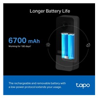 TP-Link Tapo D230S1 Chytrý video zvonek Tapo T230S1 1xTapo D230, 1xTapo H200 (5MP, 2K, WiFi, IR 8m, 1xGbE, microSD)