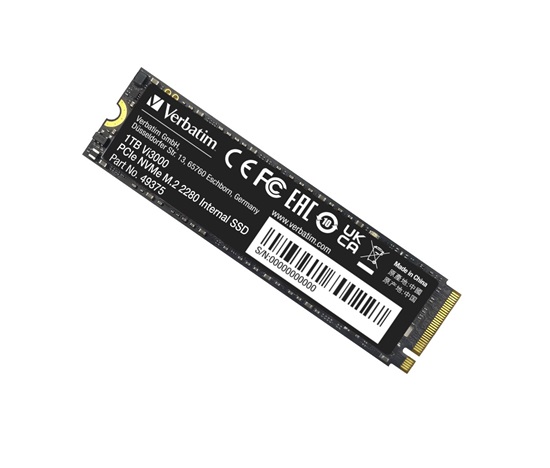 VERBATIM SSD Vi3000 Internal PCIe NVMe M.2 SSD 1TB , W 3000/ R 3300 MB/s