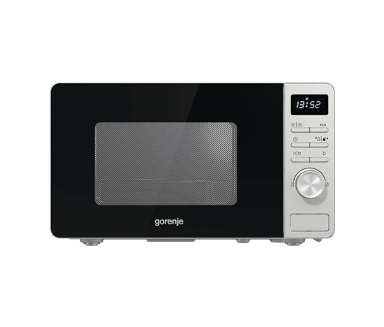 Gorenje MO20A4X mikrovlnná trouba s grilem, 800/1000 W, 20 l, 5 stupňů výkonu, 11 programů