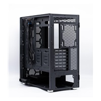 1stCOOL skříň Wind Storm Black MiddleTower ARGB, AU, USB3.0, bez zdroje, RGB fan, průhledná bočnice, černá