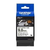 BROTHER smršťovací bužírka - HSE-221E bílá pro E300VP H300 H500 E550 P700 P750 D800 P900 P950 - 9,0 mm/ 1,6-5,4 / 3:1