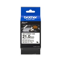 BROTHER smršťovací bužírka - HSE-251E bílá pro H300 H500 E550 P700 P750 D800 P900 P950 - 21mm / 4,2-13,5mm / 3:1