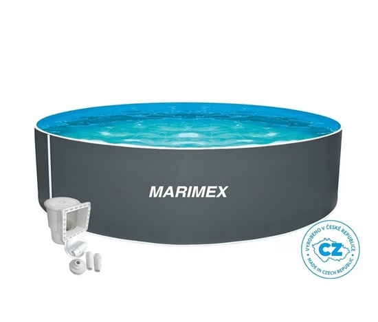 Marimex Orlando bazén 3,66x0,91 m s příslušenstvím - motiv šedý